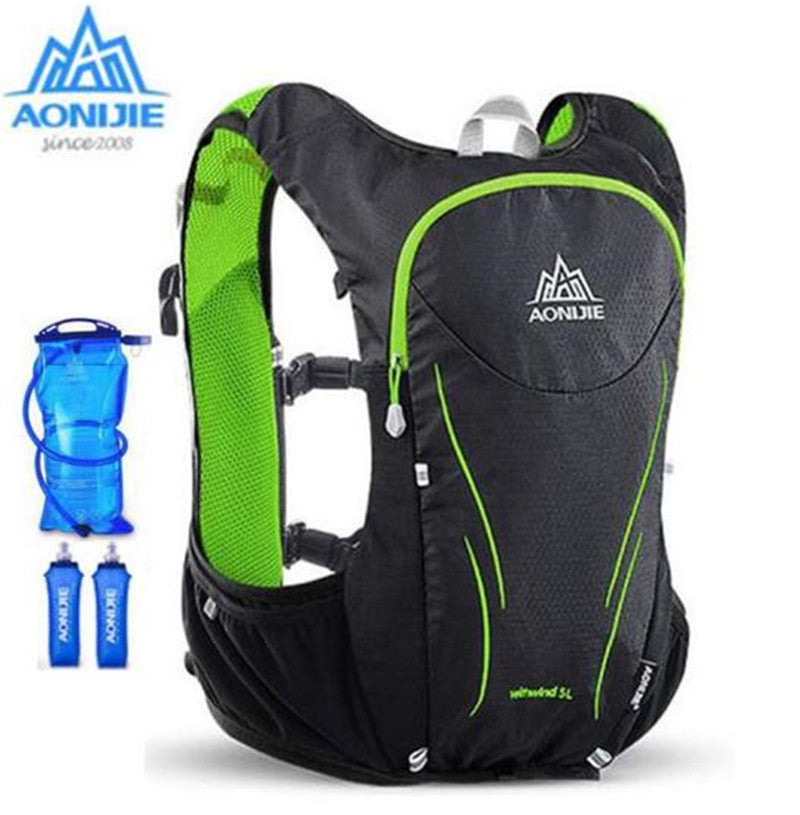 AONIJIE Upgraded 5L Women Men Outdoor Sport Running Backpack Ultralight Marathon Hydration Vest Backpack Cycling Hiking Bag