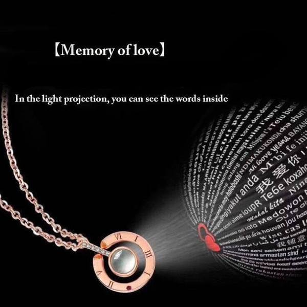 Love Projection Pendant Necklace