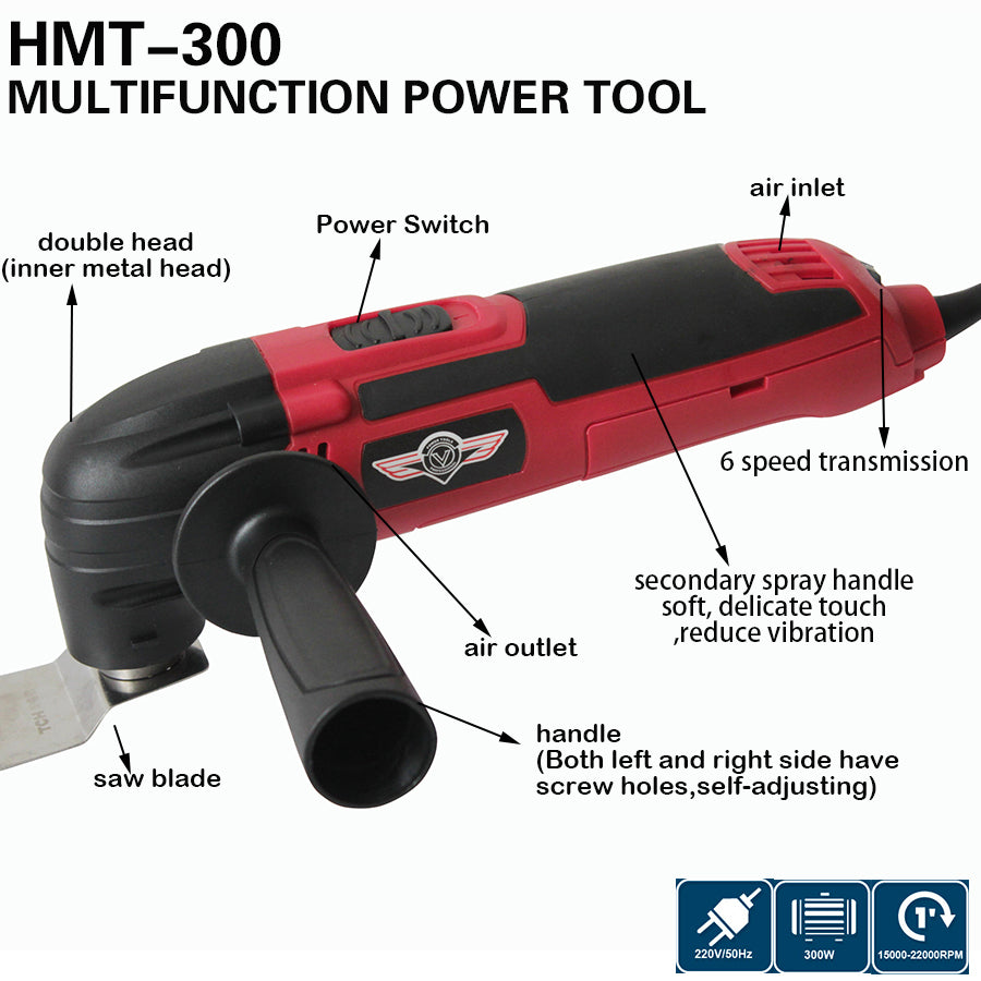 300W High Quality Power Tool electric Trimmer Home DIY Renovator Tool Multi Master Oscillation Tool