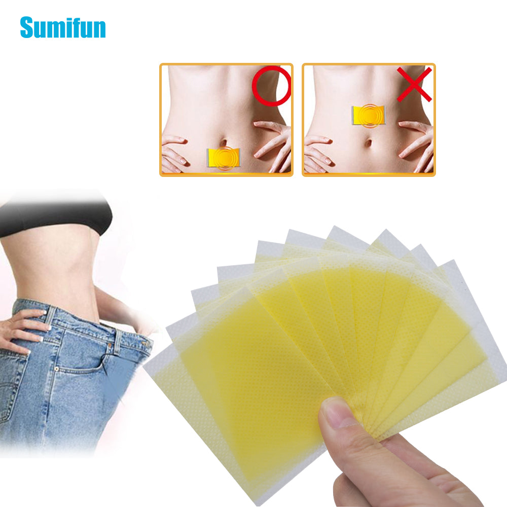300pcs/30bags Slimming Navel Sticker Slim Patch Lose Weight Loss Burning Fat Slimming Cream Health Care Wholesale MassageZ46130